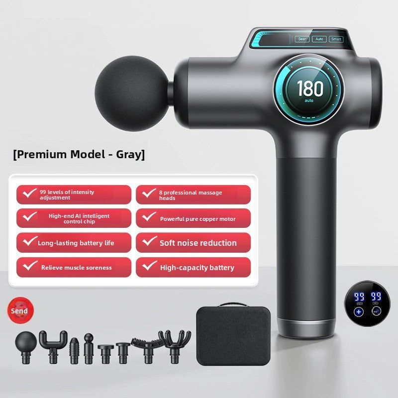 Electric Muscle Massage Gun with Multiple Attachments