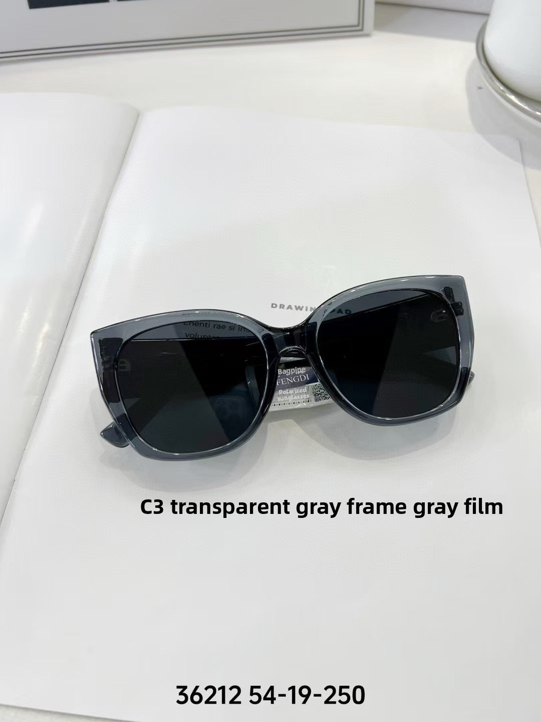 Designer Cat-Eye Polarized Sunglasses