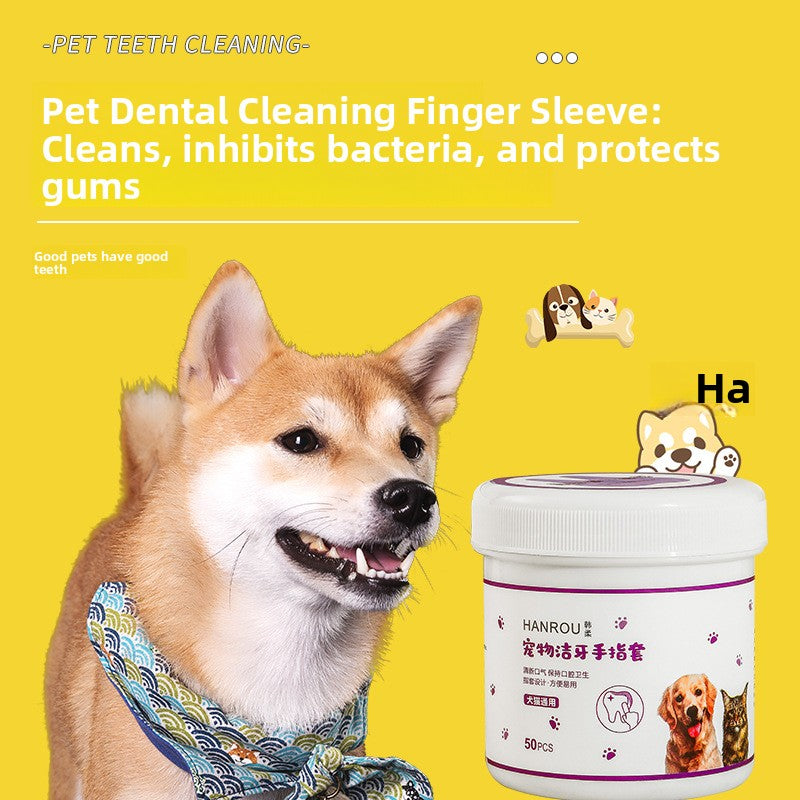 Disposable Pet Dental Finger Brushes