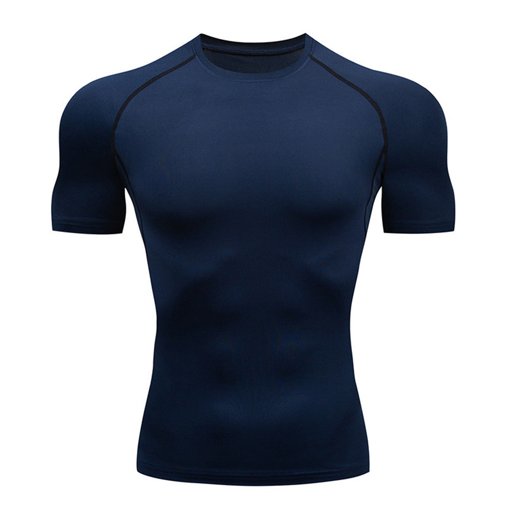 Mens Breathable Quick-Dry Compression T-Shirt