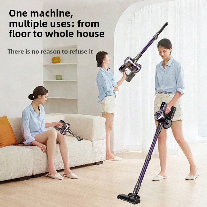 Handheld Wireless Vacuum Cleaner Green Light Dust Detection