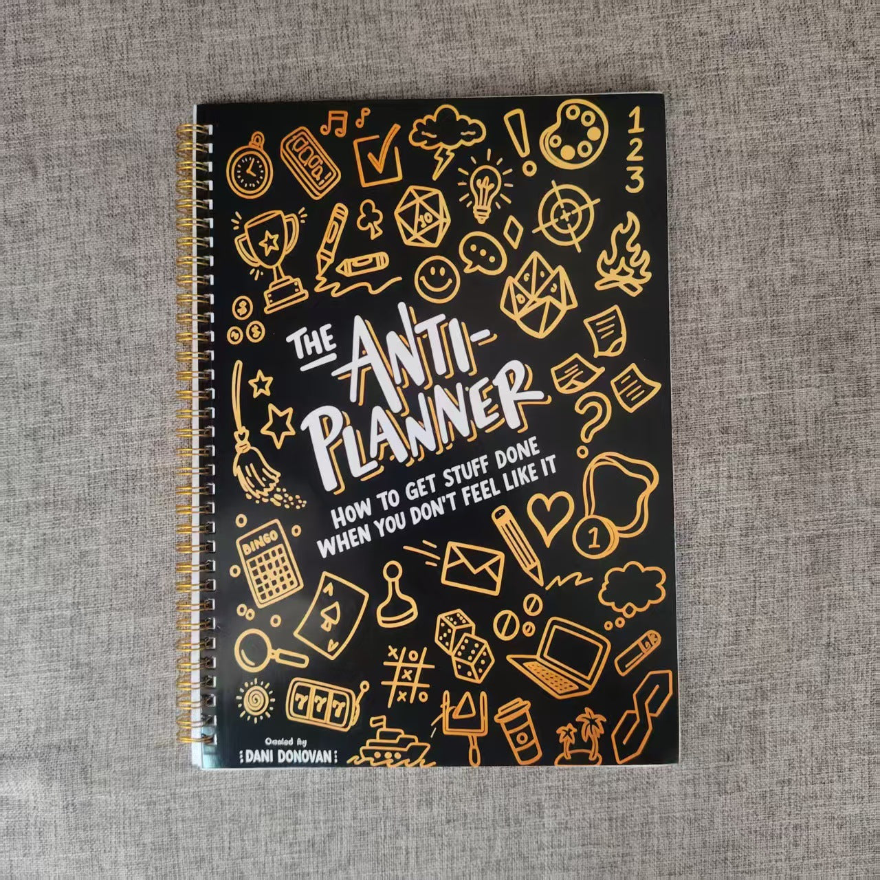 Spiral Bound Productivity Planner Notebook