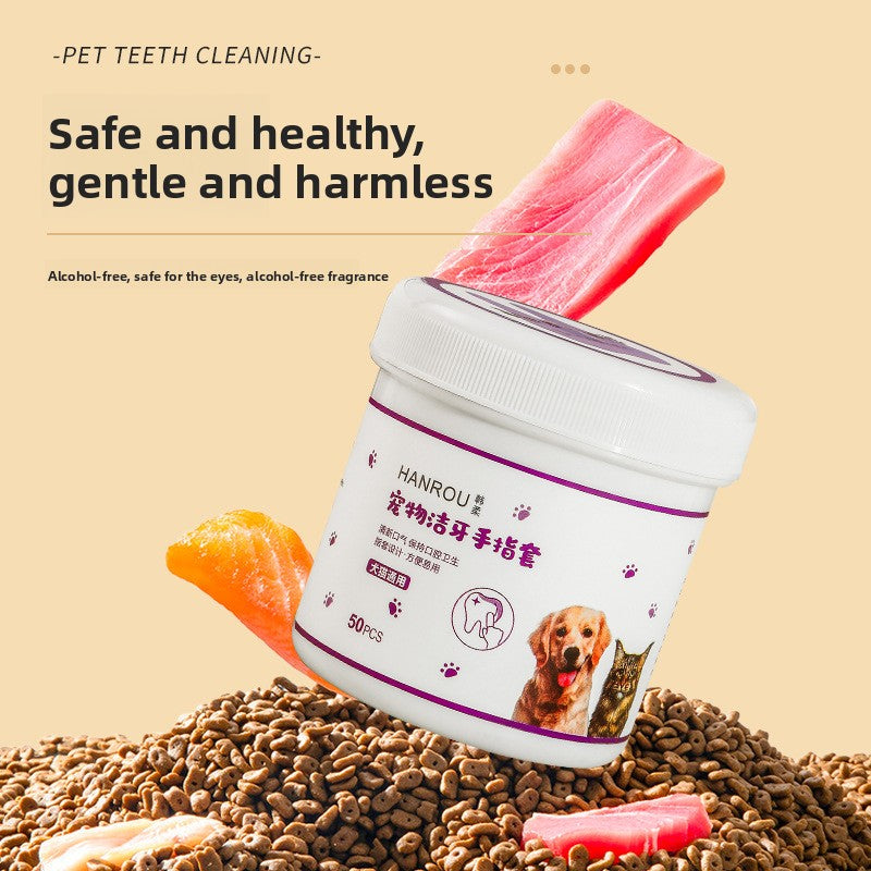 Disposable Pet Dental Finger Brushes
