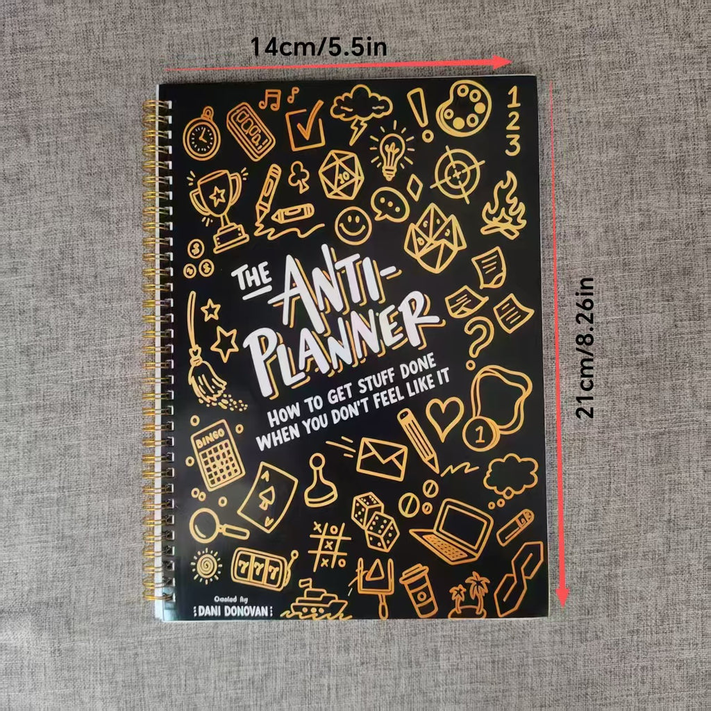 Spiral Bound Productivity Planner Notebook