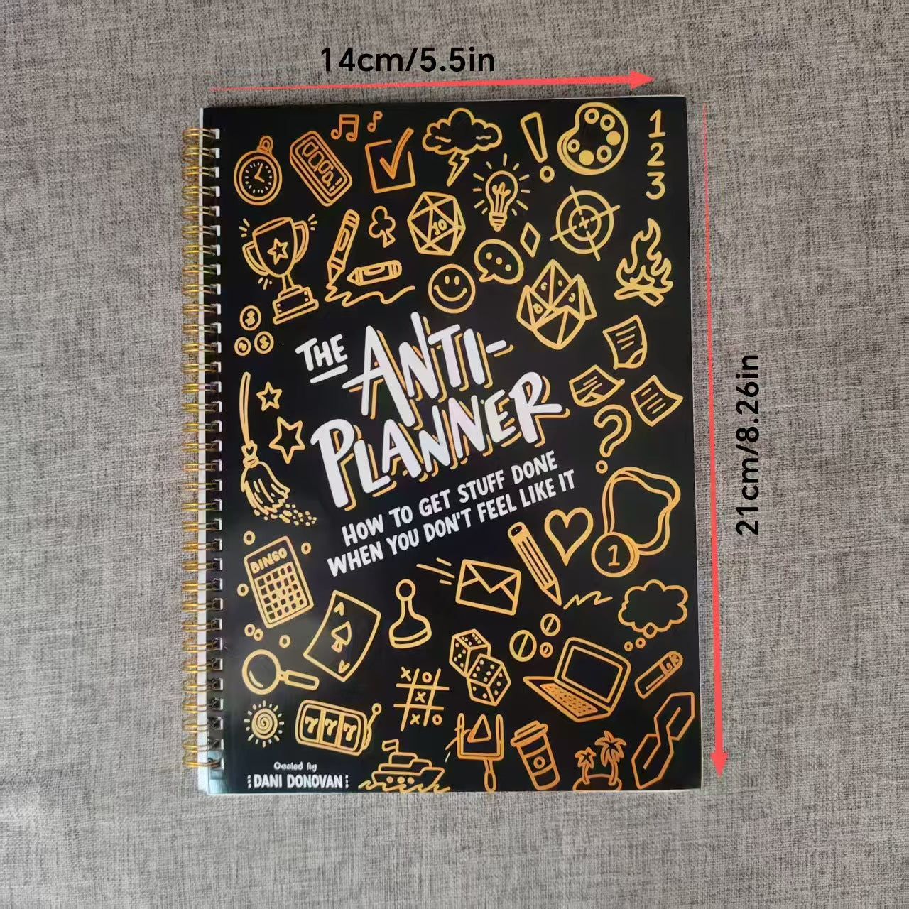Spiral Bound Productivity Planner Notebook