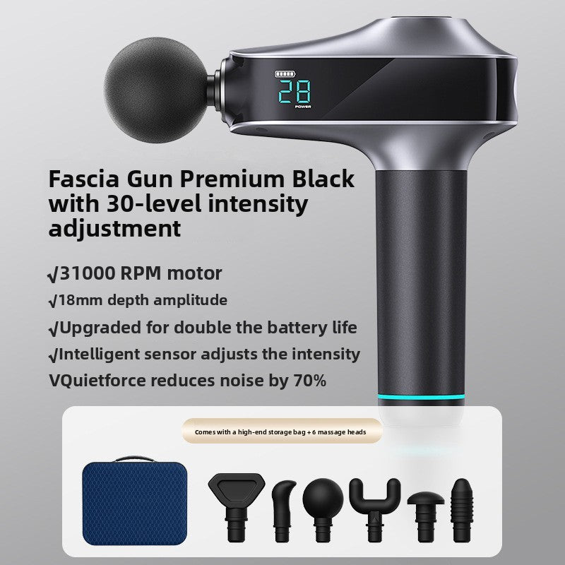 Electric Muscle Massage Gun with Multiple Attachments