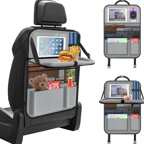 Car Seat Back Storage Organizer with Cup Holder