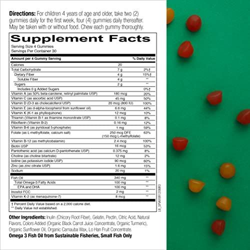 SmartyPants Kids Formula Daily Gummy Multivitamin