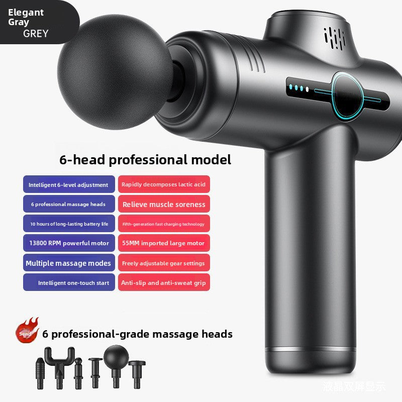 Electric Muscle Massage Gun with Multiple Attachments