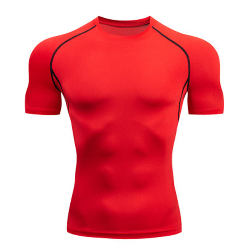 Mens Breathable Quick-Dry Compression T-Shirt