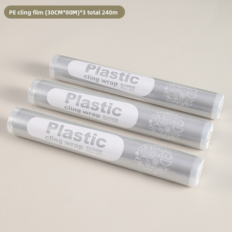 Kitchen Plastic Wrap Cutter with Magnetic Holder