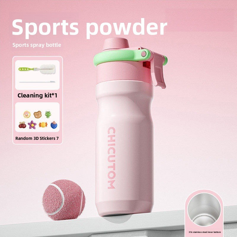 Fitness exercise water bottle