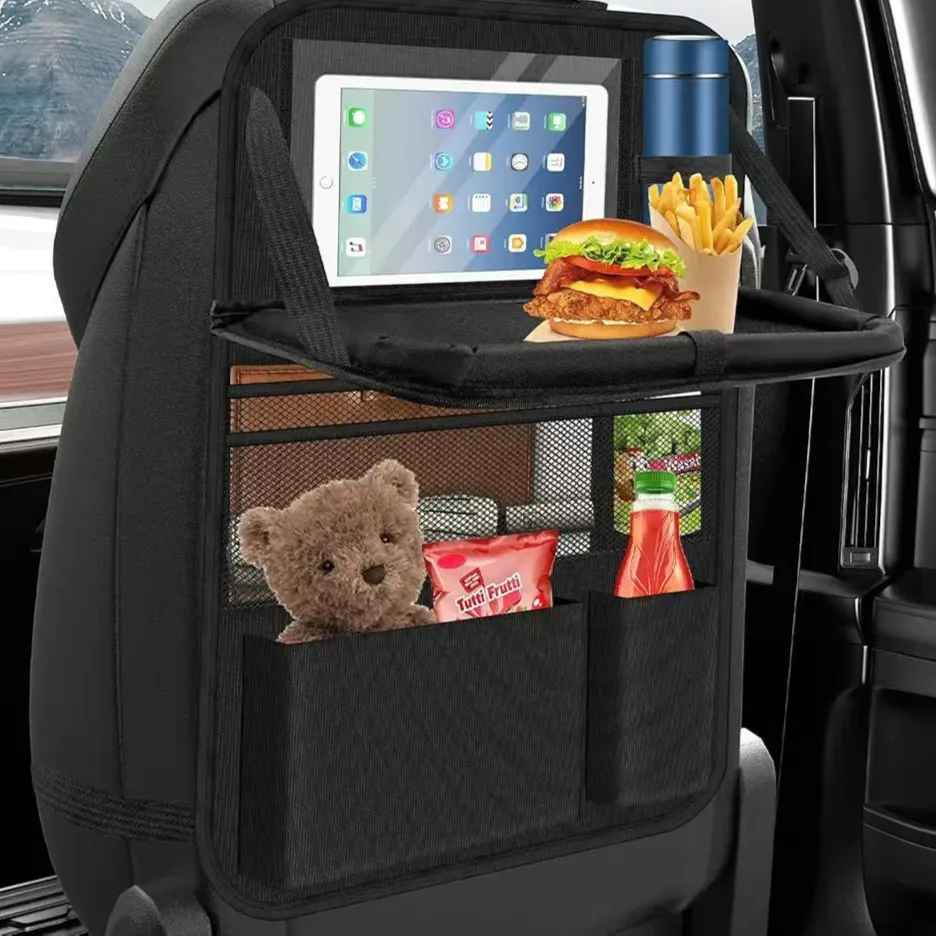 Car Seat Back Storage Organizer with Cup Holder
