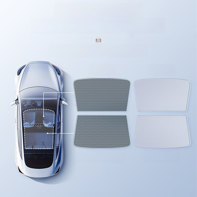 Tesla Sunroof Sunshade Graphene Heat Insulation