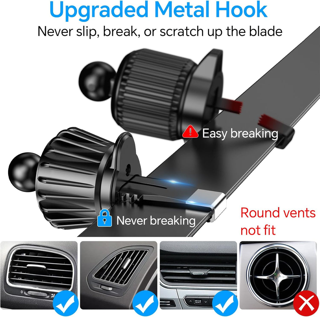 for iPhone Magsafe car Mount【20 Strong Magnets】Magnetic Phone Holder for Car Dashboard【360° Rotation】Hands Free Car Phone Holder Mount Dash Fit iPhone 15 14 13 12 Pro Max Plus MagSafe Car Accessories