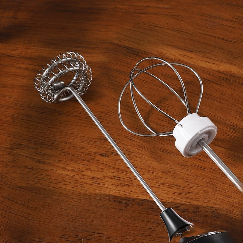 Household Handheld Egg Liquid Frother, Coffee Milk Frother, Electric Milk Mixer, Cream Whipper
