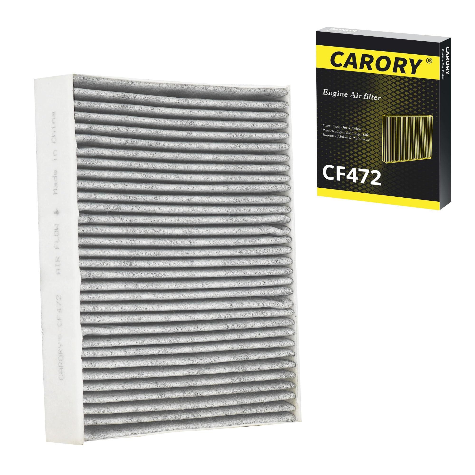 CARORY Cabin Air Filter w/Activated Carbon for Honda Accord 2003–2022, Civic 2006–2015, CR-V 2007–2016, Odyssey 2005–2017, Pilot 2009–2022, Ridgeline 2006–2025, Acura MDX 2007–2020, and More, CF134