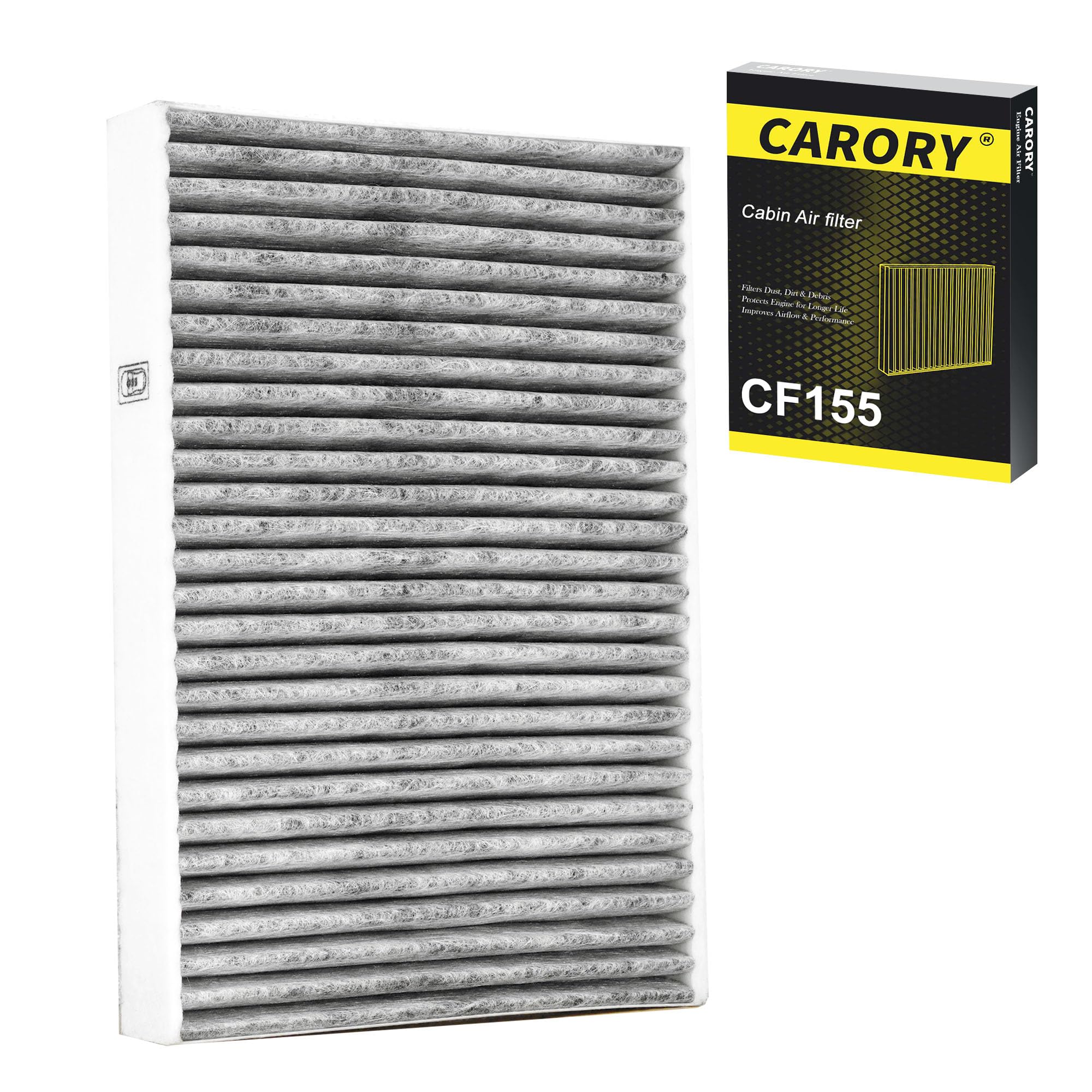 CARORY Cabin Air Filter w/Activated Carbon for Honda Accord 2003–2022, Civic 2006–2015, CR-V 2007–2016, Odyssey 2005–2017, Pilot 2009–2022, Ridgeline 2006–2025, Acura MDX 2007–2020, and More, CF134