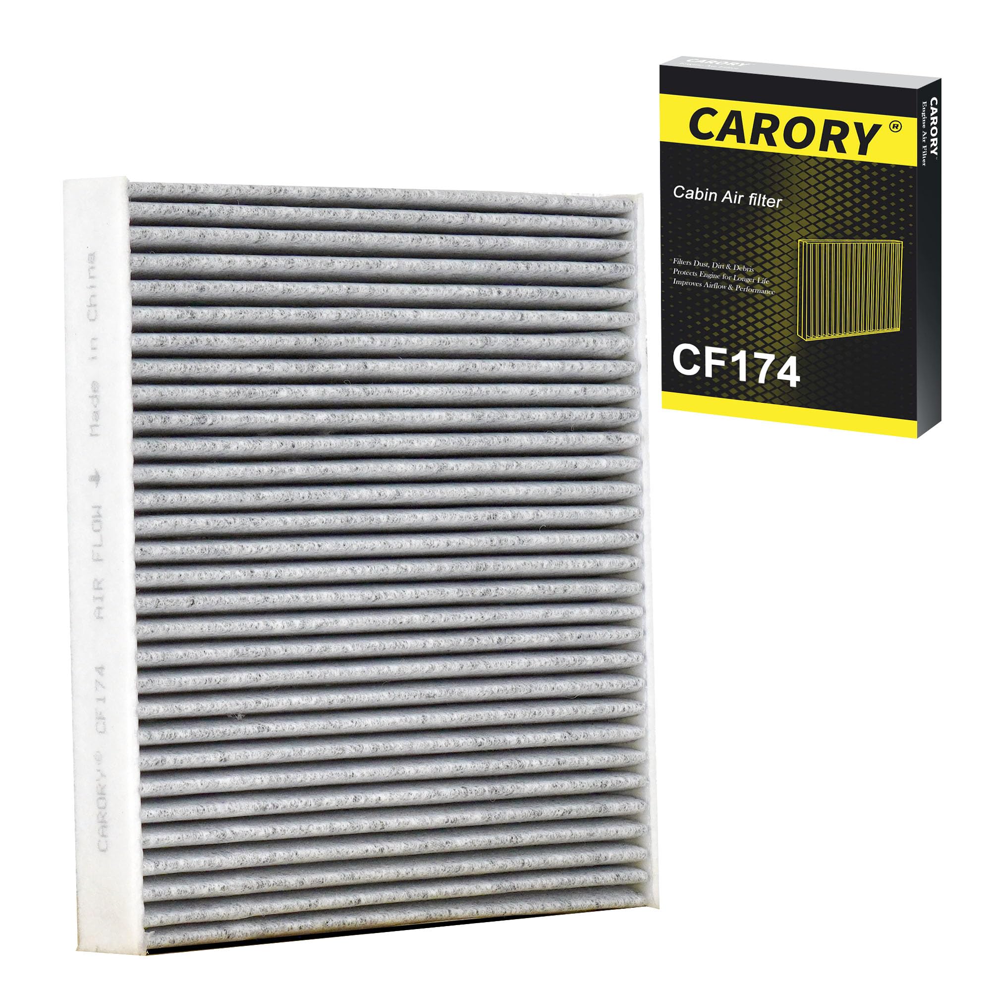 CARORY Cabin Air Filter w/Activated Carbon for Honda Accord 2003–2022, Civic 2006–2015, CR-V 2007–2016, Odyssey 2005–2017, Pilot 2009–2022, Ridgeline 2006–2025, Acura MDX 2007–2020, and More, CF134