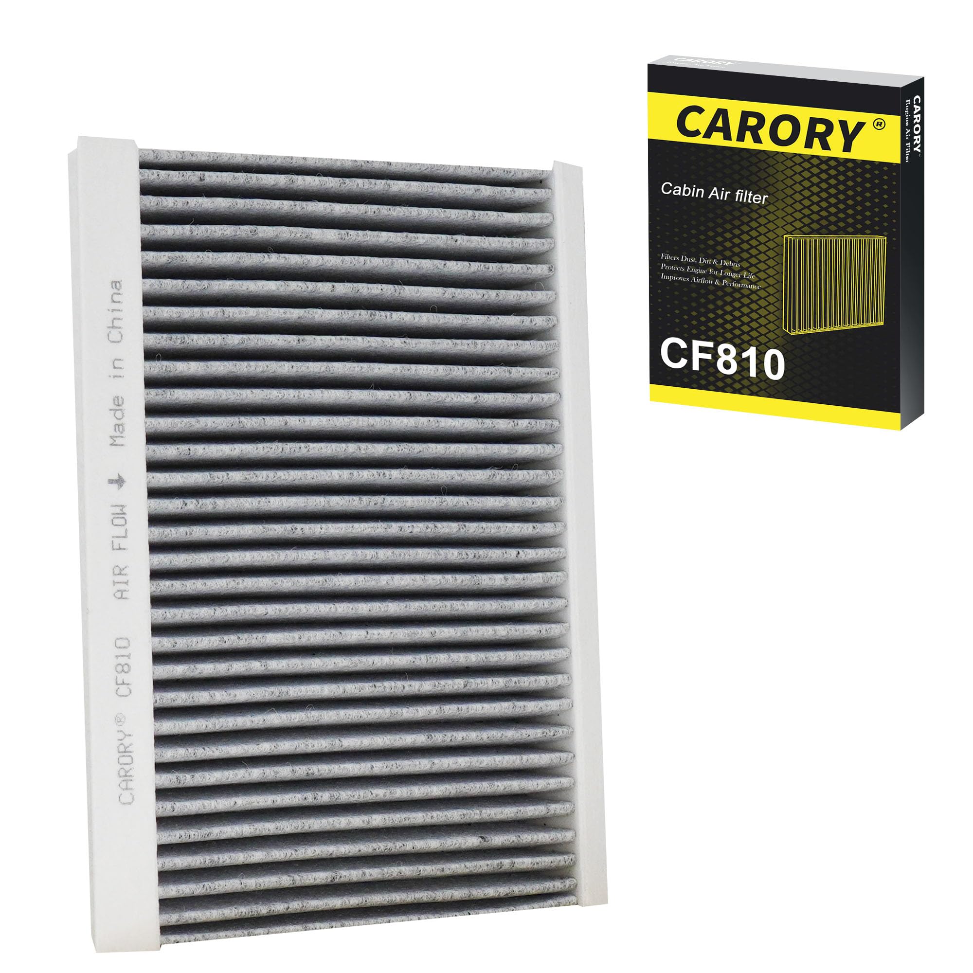 CARORY Cabin Air Filter w/Activated Carbon for Honda Accord 2003–2022, Civic 2006–2015, CR-V 2007–2016, Odyssey 2005–2017, Pilot 2009–2022, Ridgeline 2006–2025, Acura MDX 2007–2020, and More, CF134