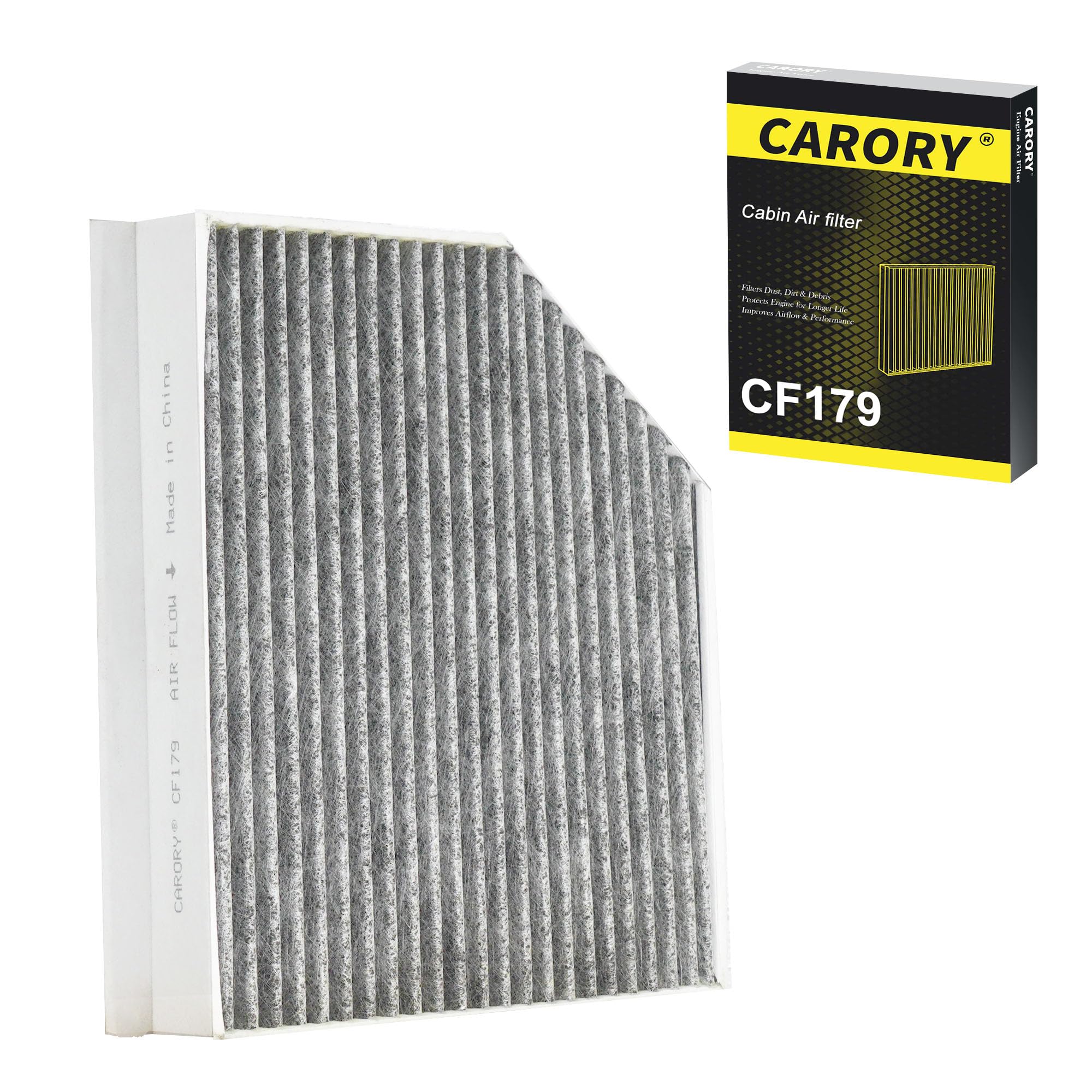 CARORY Cabin Air Filter w/Activated Carbon for Honda Accord 2003–2022, Civic 2006–2015, CR-V 2007–2016, Odyssey 2005–2017, Pilot 2009–2022, Ridgeline 2006–2025, Acura MDX 2007–2020, and More, CF134