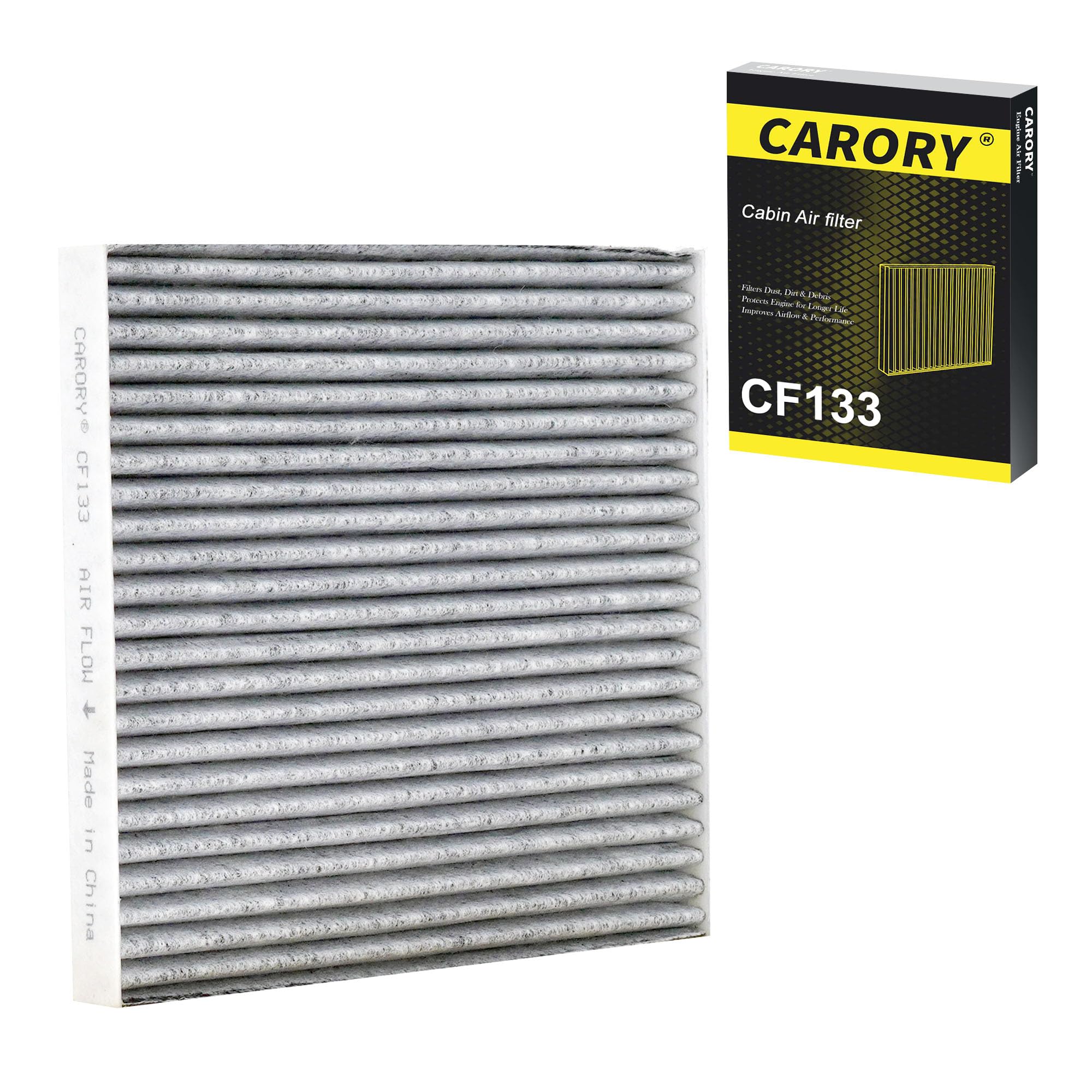 CARORY Cabin Air Filter w/Activated Carbon for Honda Accord 2003–2022, Civic 2006–2015, CR-V 2007–2016, Odyssey 2005–2017, Pilot 2009–2022, Ridgeline 2006–2025, Acura MDX 2007–2020, and More, CF134