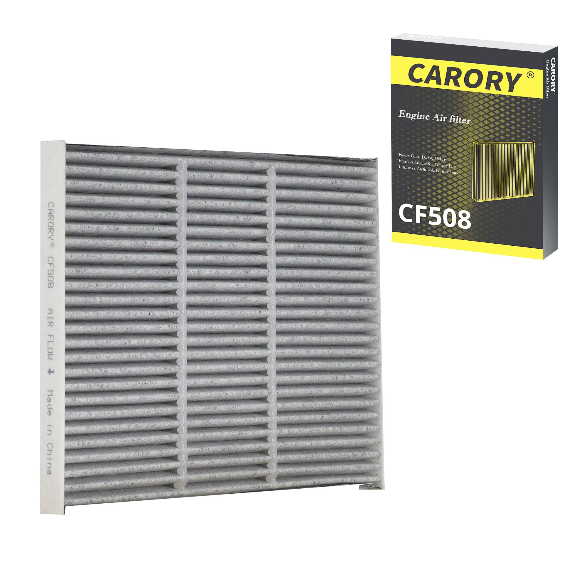CARORY Cabin Air Filter w/Activated Carbon for Honda Accord 2003–2022, Civic 2006–2015, CR-V 2007–2016, Odyssey 2005–2017, Pilot 2009–2022, Ridgeline 2006–2025, Acura MDX 2007–2020, and More, CF134