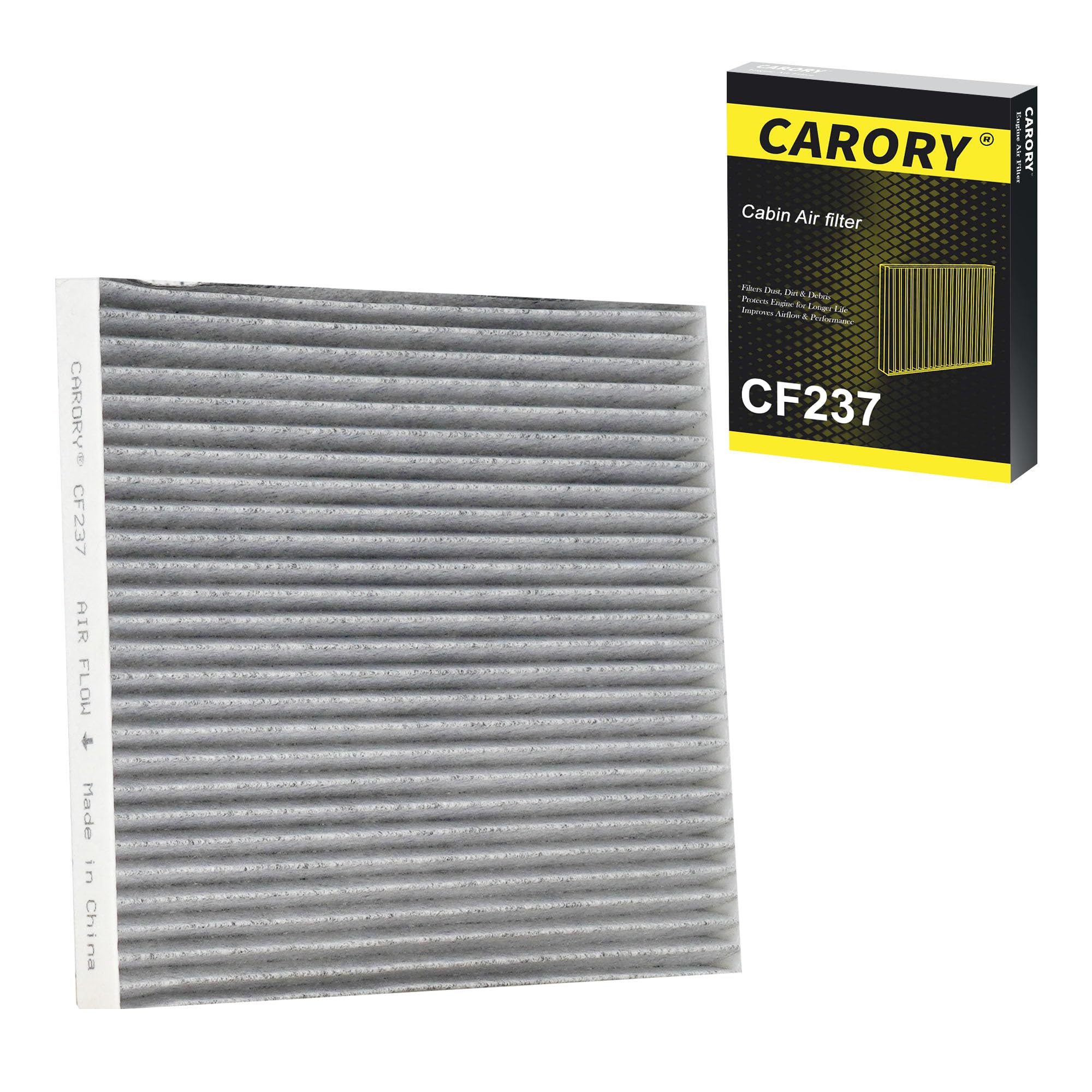 CARORY Cabin Air Filter w/Activated Carbon for Honda Accord 2003–2022, Civic 2006–2015, CR-V 2007–2016, Odyssey 2005–2017, Pilot 2009–2022, Ridgeline 2006–2025, Acura MDX 2007–2020, and More, CF134