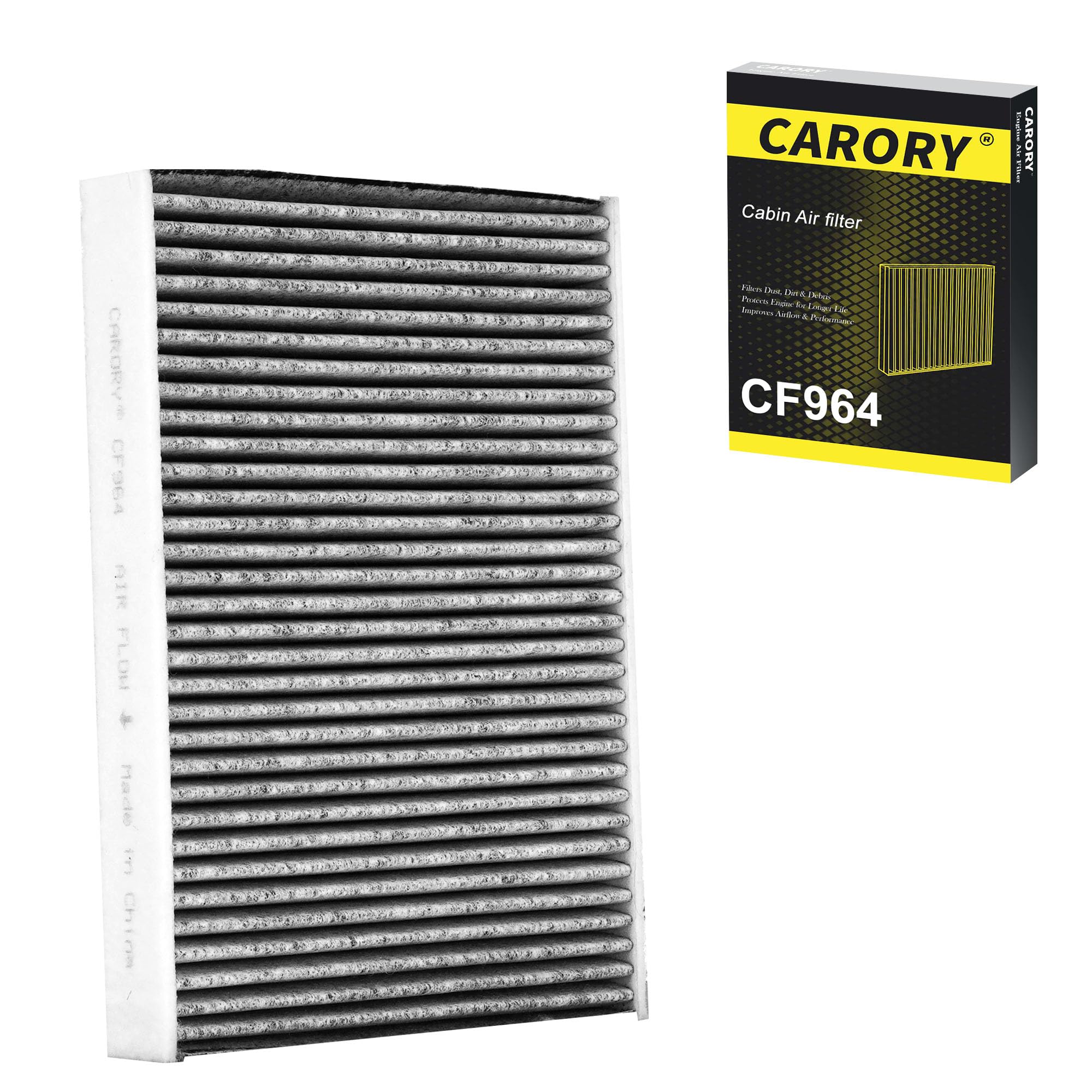 CARORY Cabin Air Filter w/Activated Carbon for Honda Accord 2003–2022, Civic 2006–2015, CR-V 2007–2016, Odyssey 2005–2017, Pilot 2009–2022, Ridgeline 2006–2025, Acura MDX 2007–2020, and More, CF134