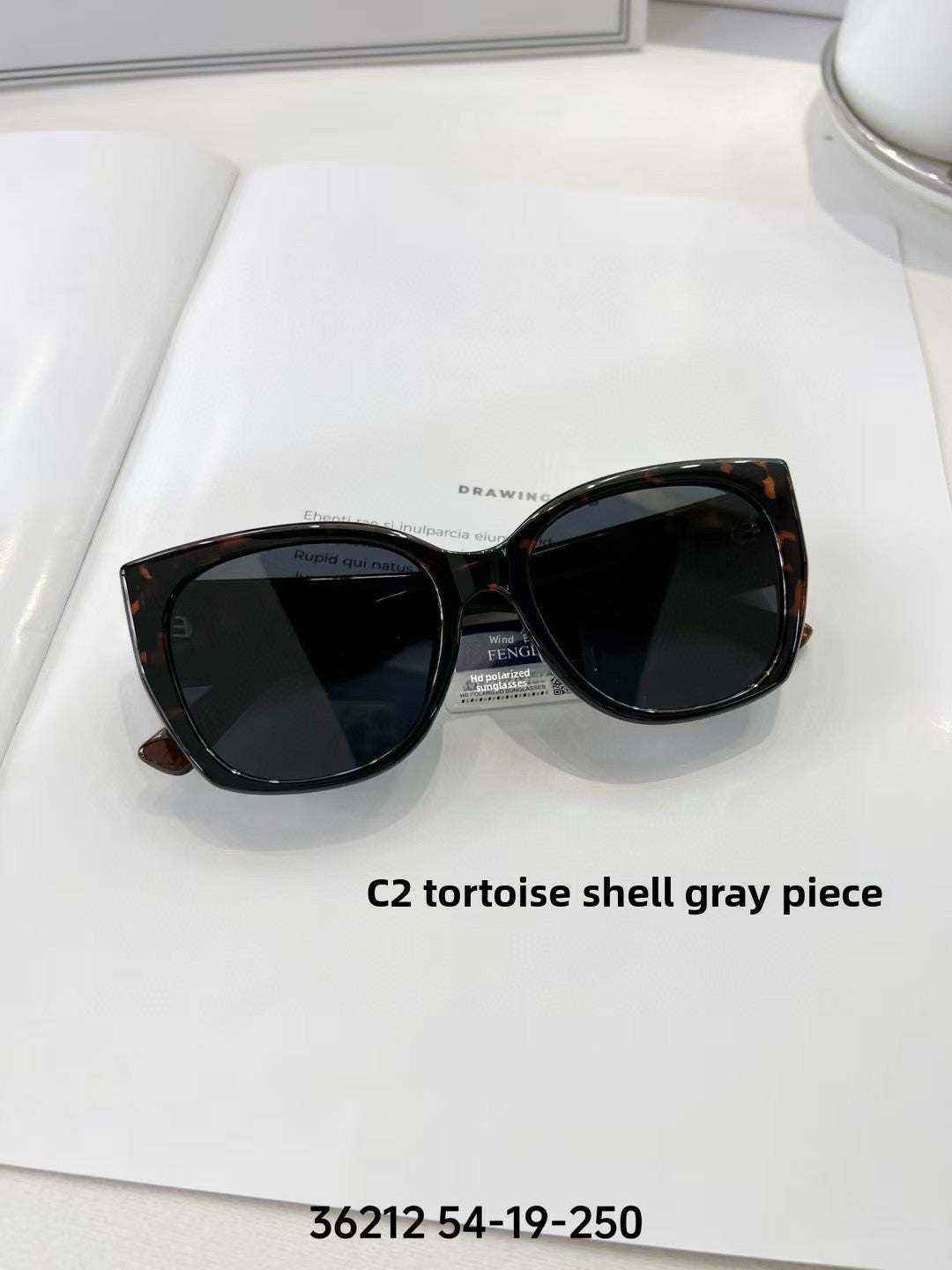 Designer Cat-Eye Polarized Sunglasses