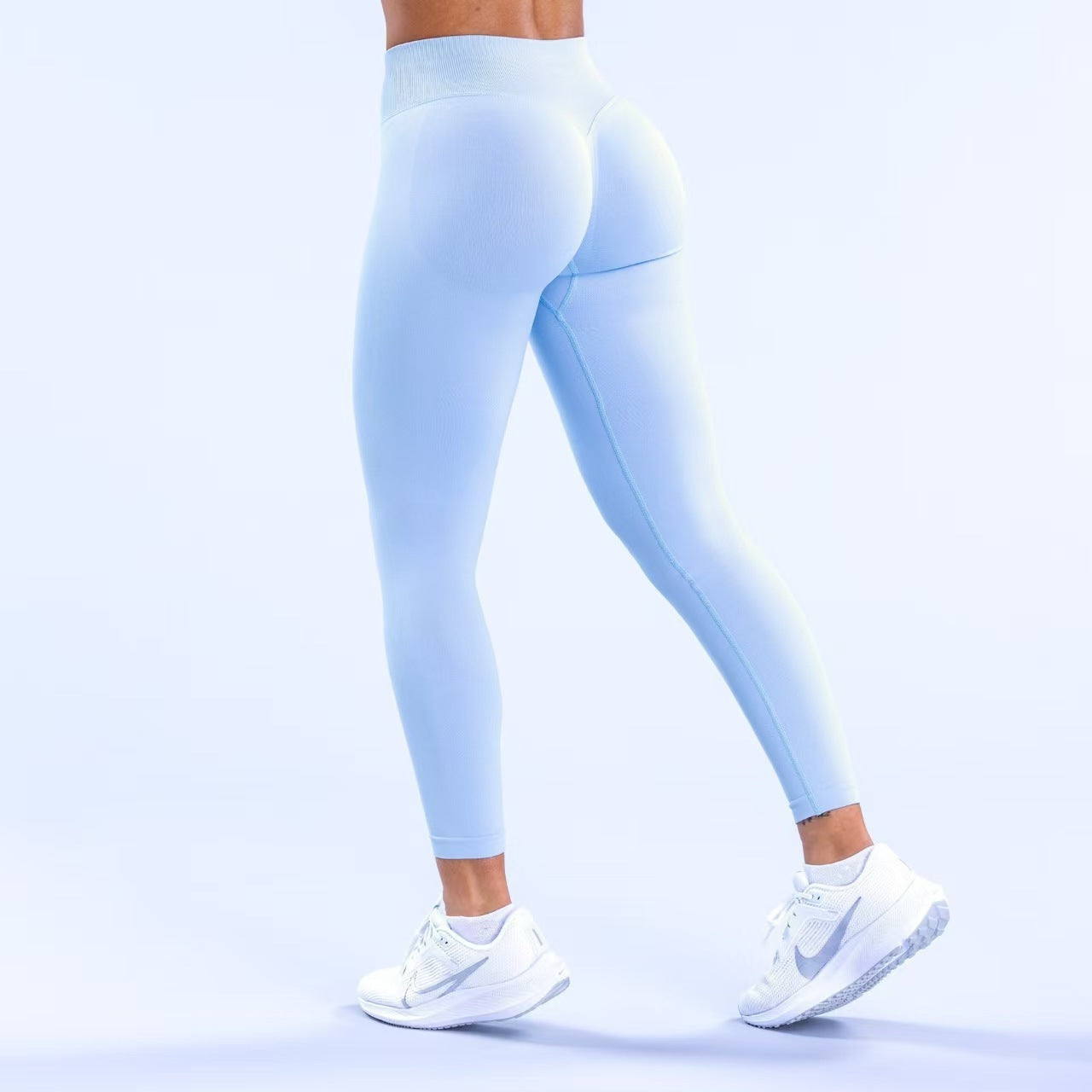 Seamless High-Waist Yoga Fitness Pants