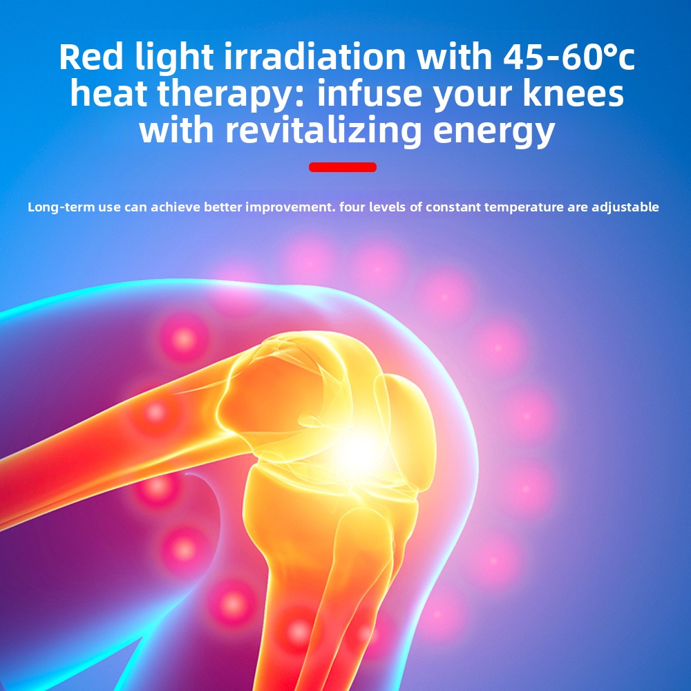 Battery-powered hot compress vibration massage device