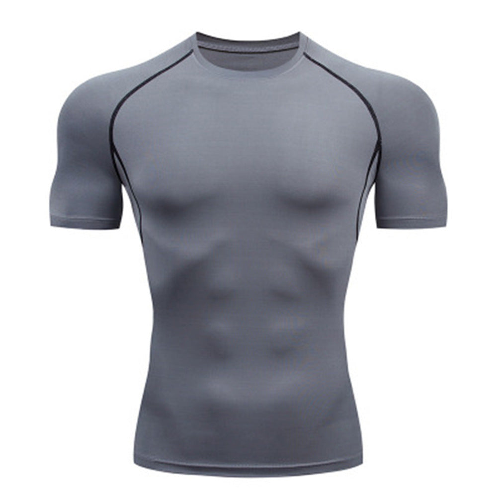 Mens Breathable Quick-Dry Compression T-Shirt