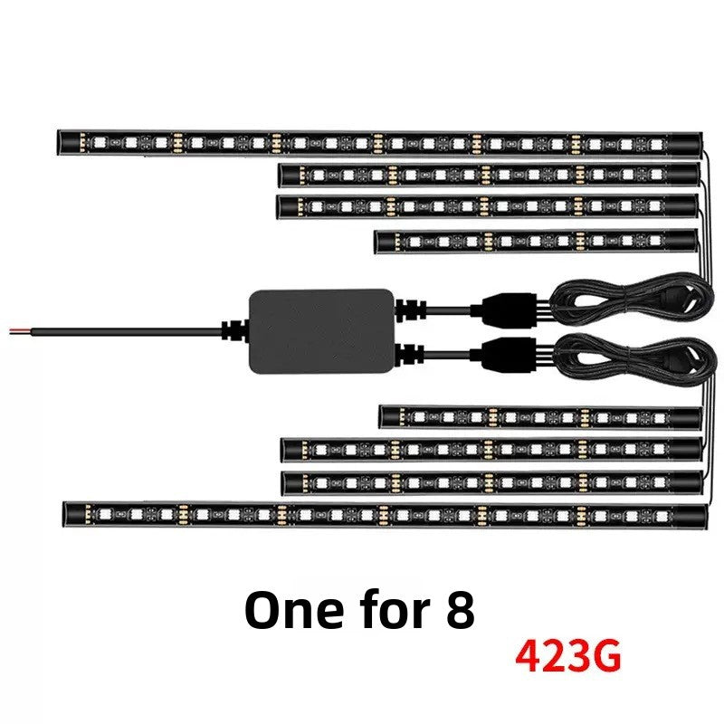 Decorative light strip vehicle for automobiles