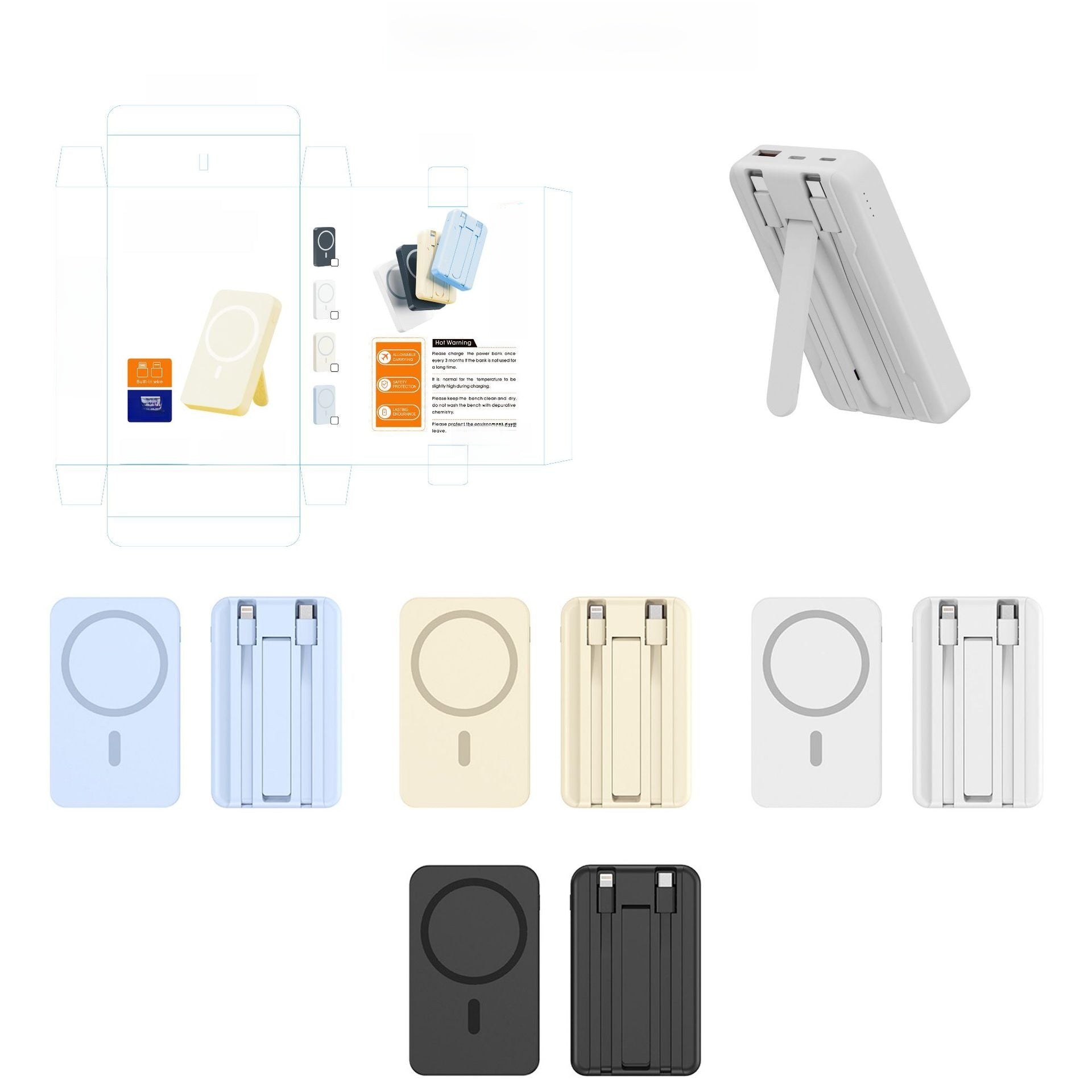 Fast-charging portable power bank