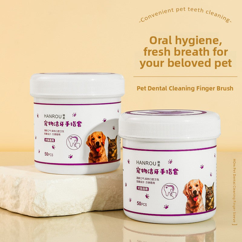 Disposable Pet Dental Finger Brushes