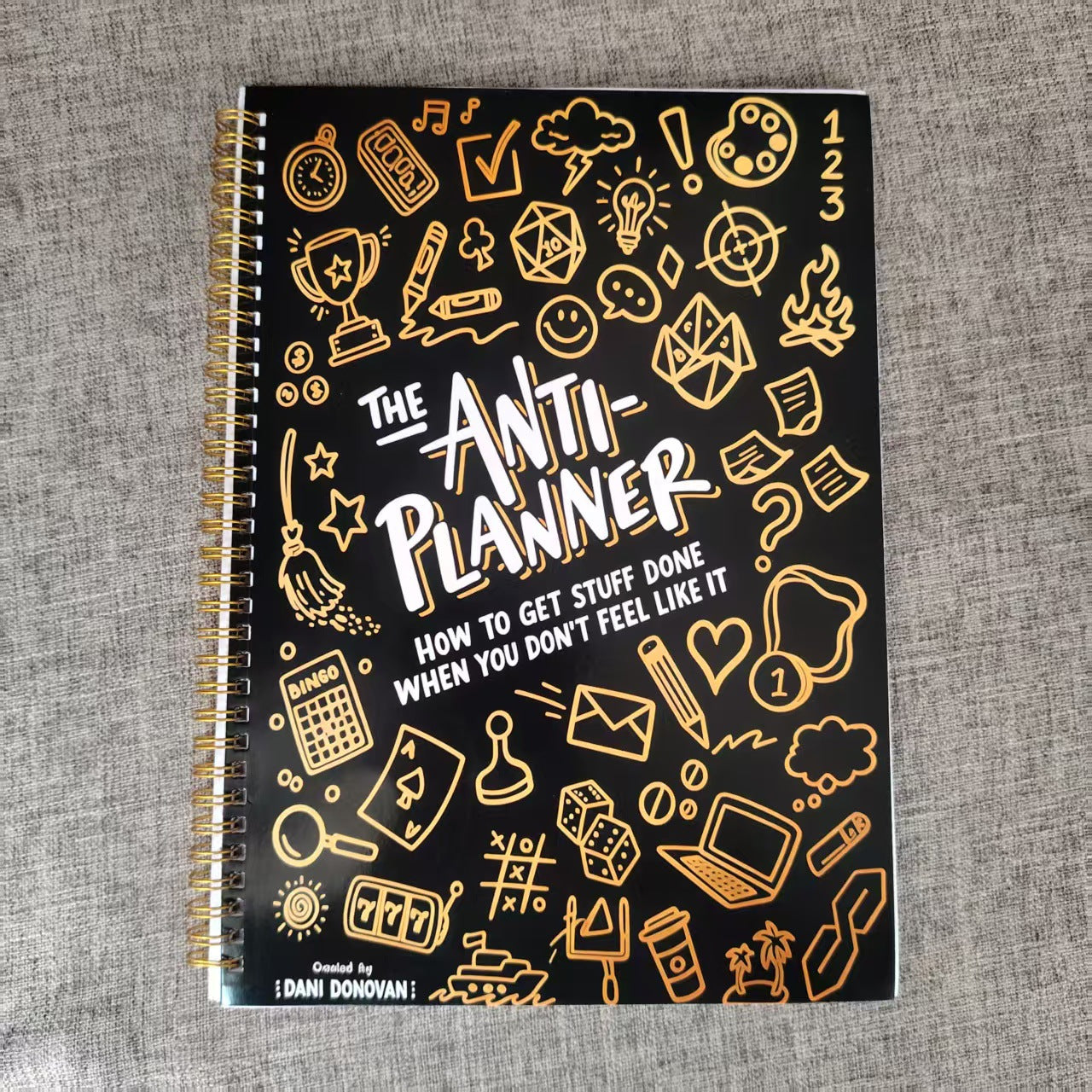 Spiral Bound Productivity Planner Notebook