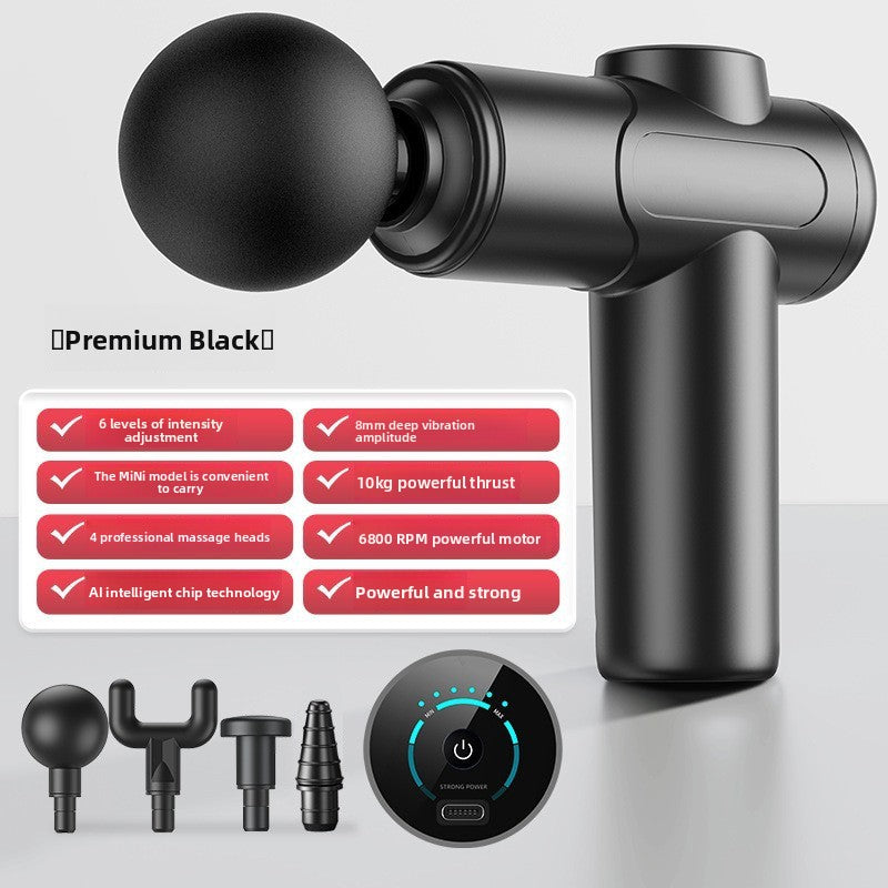Electric Muscle Massage Gun with Multiple Attachments