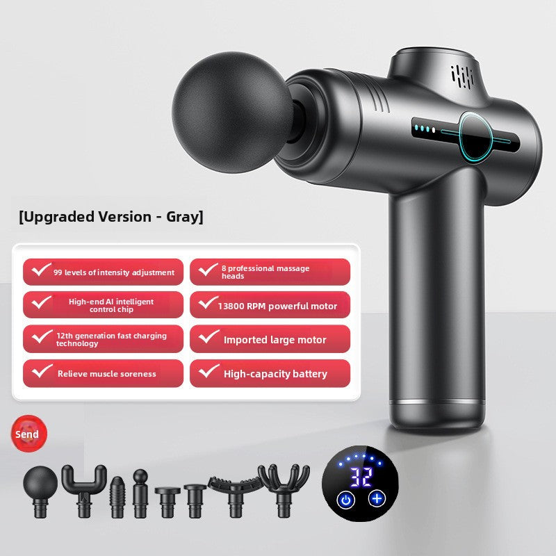 Electric Muscle Massage Gun with Multiple Attachments