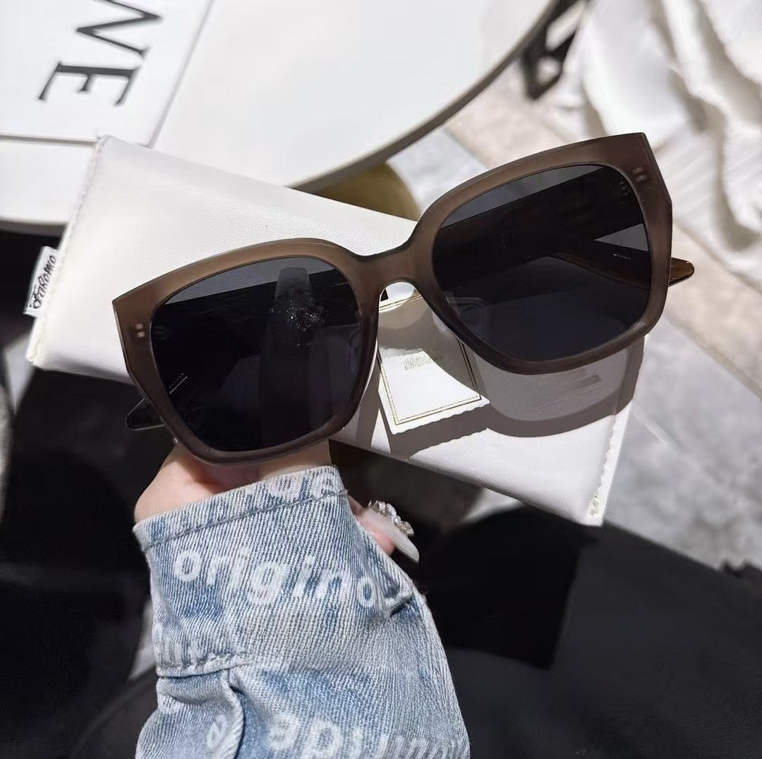 Designer Cat-Eye Polarized Sunglasses
