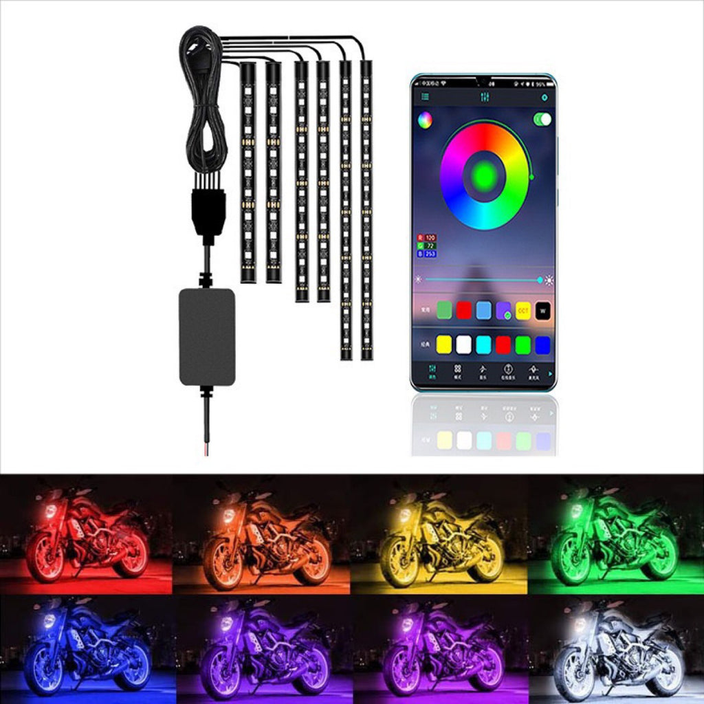 Decorative light strip vehicle for automobiles