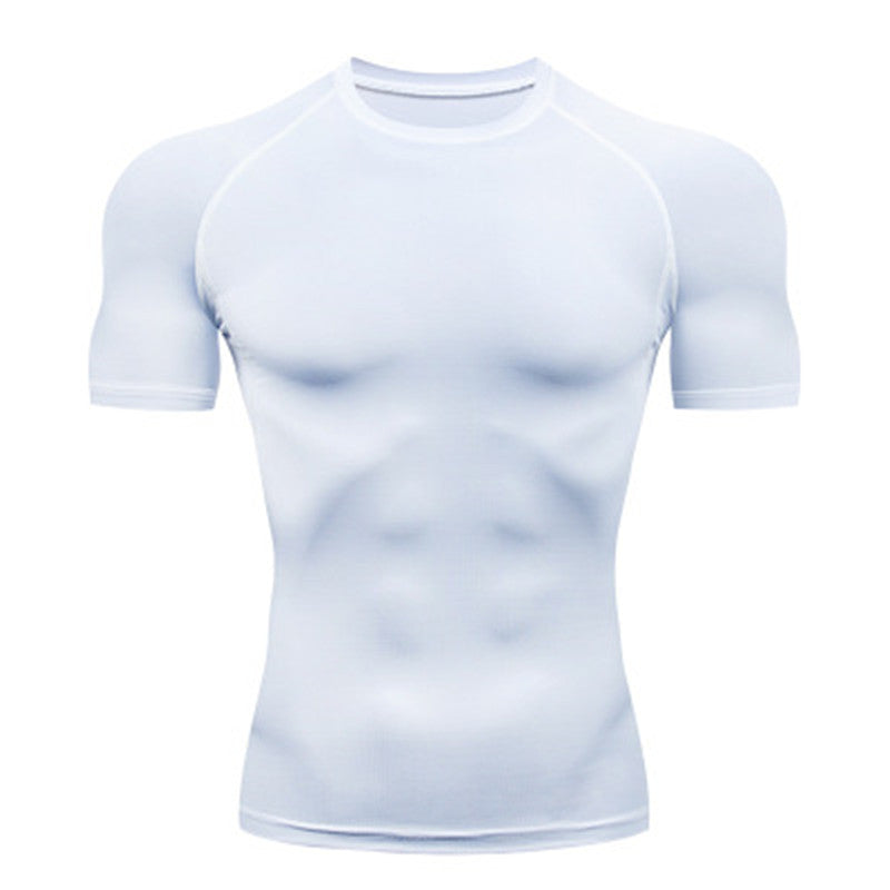 Mens Breathable Quick-Dry Compression T-Shirt