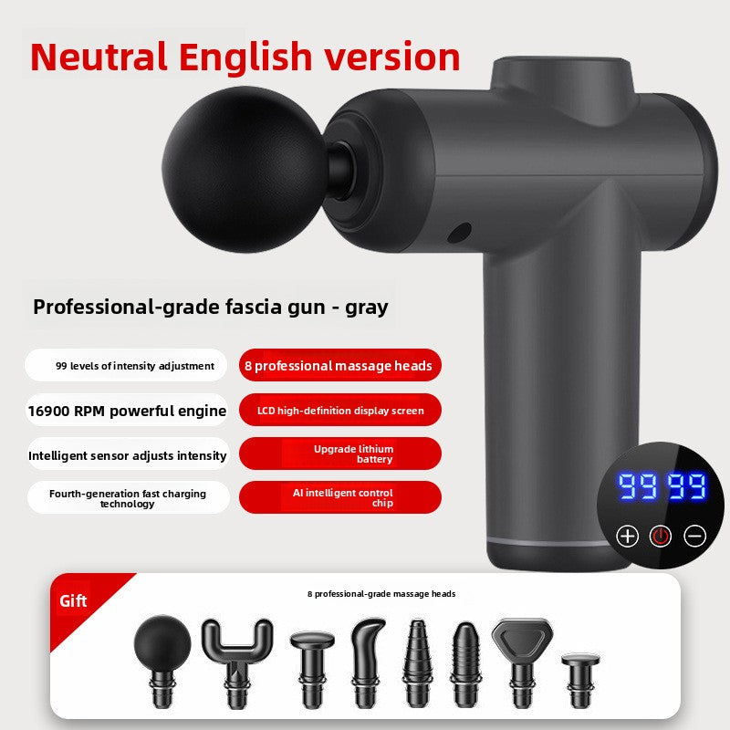 Electric Muscle Massage Gun with Multiple Attachments