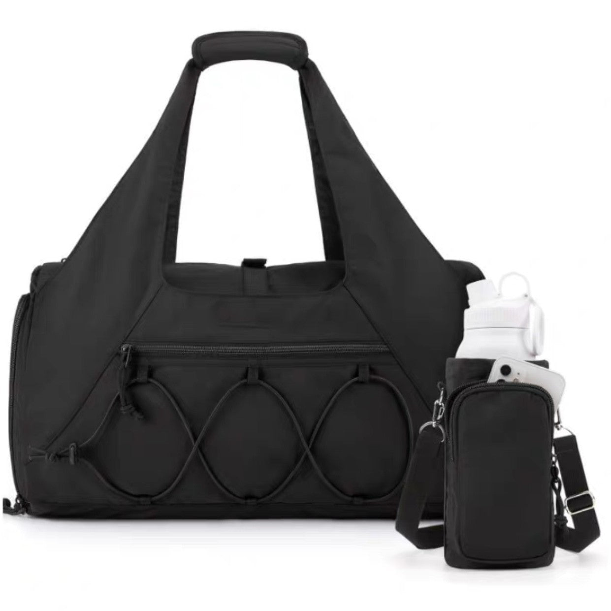 Large Capacity Yoga Gym Bag with Mat Holder