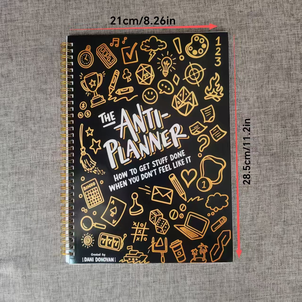 Spiral Bound Productivity Planner Notebook
