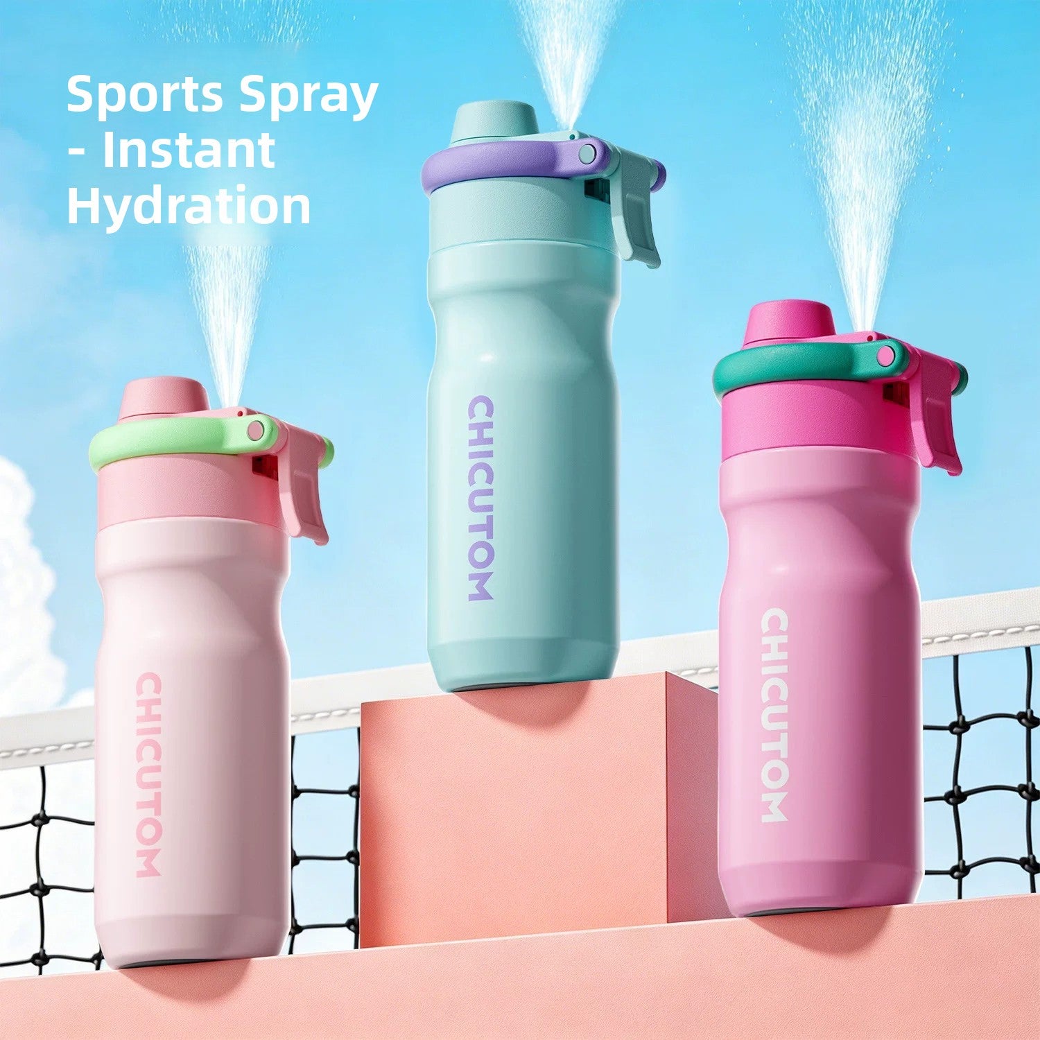 Fitness exercise water bottle