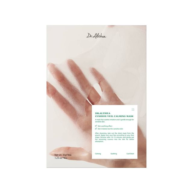 Dr.Althea Cushion Veil Calming Mask Sheet 28g X 4ea