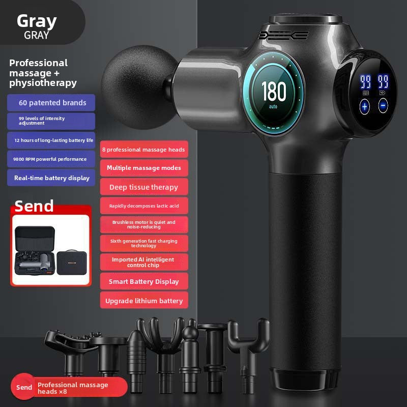 Electric Muscle Massage Gun with Multiple Attachments