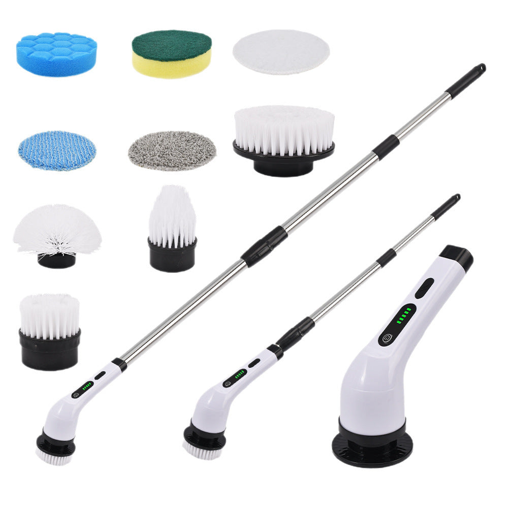 Multifunctional Electric Cleaning Brush with Adjustable Handle