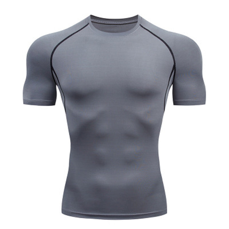 Mens Breathable Quick-Dry Compression T-Shirt